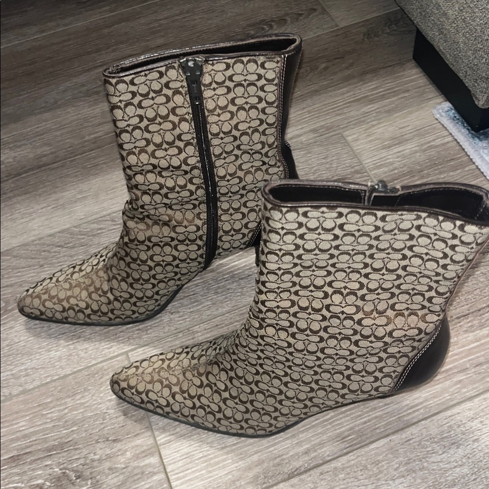 Coach heel boots - new w/o tags -$40! - Picture 4 of 11
